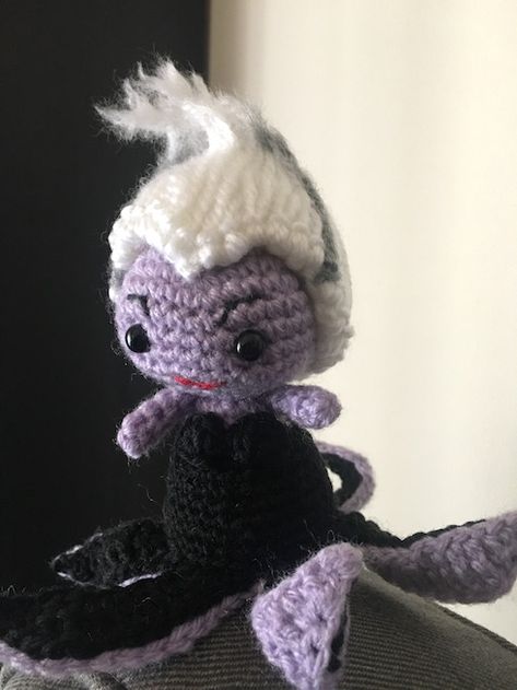 Ursula Crochet Pattern Free, Ariel Amigurumi, So Alone, Disney Crochet Patterns, Funko Pop Dolls, Pop Dolls, Well Well, Little Mermaid, A Pattern