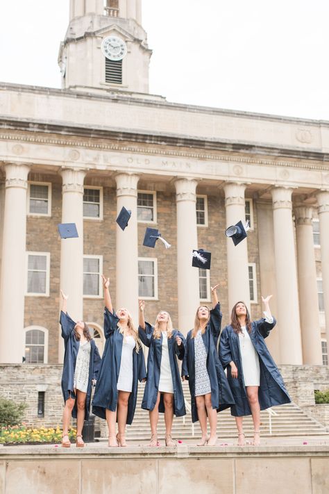 College Graduation Photoshoot, College Graduation Pictures Poses, College Graduation Photos, Graduation Photography Poses, College Graduation Pictures, Graduation Poses, Graduation Picture Poses, Grad Photoshoot, Penn State University