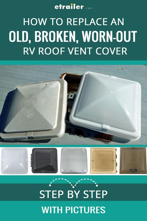 Camper Skylight, Camper Roof Repair, Rv Restoration, Camper Maintenance, Camper Repair, Camper Trailer Remodel, Camper Organization, Rv Camping Tips, Roof Vent