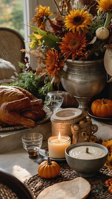 Transform your home into a cozy paradise with these fall Thanksgiving decor ideas From DIY table centerpieces to candle arrangements find inspiration for your living room outdoor porch kitchen and modern farmhouse Get creative with Hobby Lobby finds and elevate your festive decorations this season Thanksgiving Dough Bowl Centerpiece, Diy Table Centerpieces, Thanksgiving Decor Ideas, Dough Bowl Centerpiece, French Style Decor, Autumn House, Porch Kitchen, Table Centerpieces Diy, Candle Arrangements