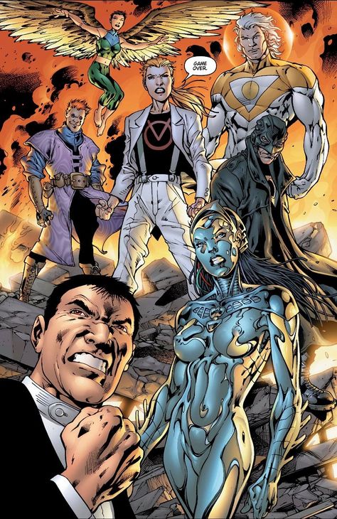 Meet the Authority, the Anti-Justice League | DC Bryan Hitch, Grant Morrison, Superman Movies, Legion Of Superheroes, Superhero Team, Arte Dc Comics, Superhero Characters, Dc Comics Characters, Comic Collection