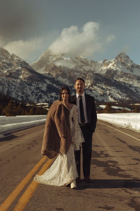 Jackson Hole Elopement - Hippies And Cowboys, Jackson Hole Winter, Jackson Hole Wedding, Jackson Wyoming, Jackson Hole Wyoming, Winter Photoshoot, Headshot Photography, Jackson Hole, Bridal Beauty