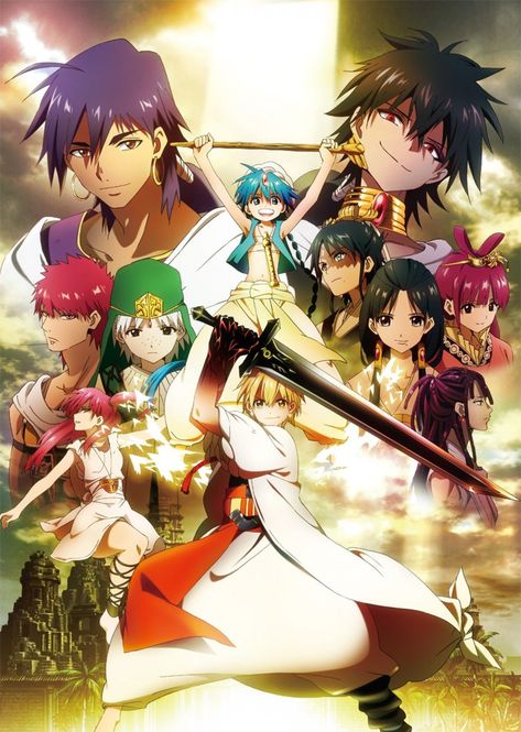 Magi: The Labyrinth Of Magic Staffel 1 ger dub Magi 3, The Kingdom Of Magic, Magi The Labyrinth Of Magic, Anime Dvd, Free Tv Shows, Supernatural Power, The Labyrinth, Japanese Manga Series, Horror Music