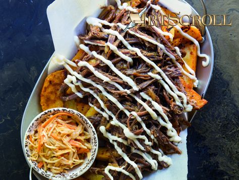 Brisket Fries, Louisiana Cooking, Mushroom Barley Soup, Beef Meals, Shabbat Dinner, Garlic Mayo, Fries Recipe, Supper Recipes, Jewish Recipes