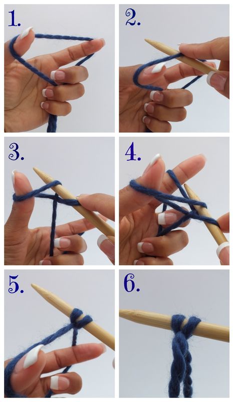 How to cast on without tying a slip knot Knit For Beginners, Cast On Knitting, Knitting Help, Knitting Basics, Slip Knot, Knitting Instructions, Knitting Videos, How To Knit, Arm Knitting