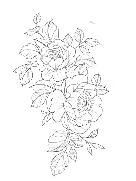 Shoulder Stencil Tattoo, Carnation Flower Tattoo Stencil, Flower Tattoos Stencil, Carnation Flower Tattoo Design, Fine Line Floral, Carnation Flower Tattoo, Flower Tattoo Stencils, Carnation Tattoo, Flower Pattern Drawing