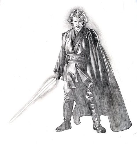 Anakin Skywalker Comic Art Anakin Skywalker Comic, Luke Skywalker Drawing, Anakin Dark Side, Star Wars Sketches, Revenge Of The Sith, The Sith, Star Wars Drawings, Vinyl Record Art, Record Art