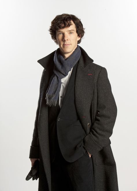 I will own this coat, or reasonable facsimile someday. It's destiny and we all know you can't change ones destiny! Sherlock Coat, Sherlock Scarf, Fictional Heroes, Sherlock Holmes Benedict, Sherlock Holmes 3, Sherlock Cumberbatch, Benedict Sherlock, Mrs Hudson, Benedict Cumberbatch Sherlock