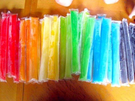 pretty much the only thing i eat all summer,<3 Rainbow Themed Birthday Party, Freeze Pops, Whatsapp Wallpaper Cute, Lisa Frank, Ice Pops, 90s Kids, Pink Summer, Over The Rainbow, Summer Of Love