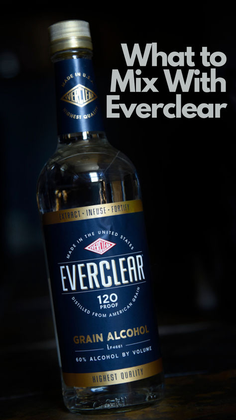 What to Mix With Everclear Everclear Punch, Everclear Recipes, Everclear Drinks, Best Drinks, Grain Alcohol, Drinks Alcohol, Diy Bottle, Holy Water, Drinks Alcohol Recipes