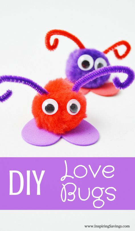 Looking for Valentine Craft Ideas? Valentine’s Day Love Bug Craft For Kids will make an excellent kid-made gift idea! These are easy and fun to make with the kids. They’re quick, inexpensive and easy. #love #crafts #Valentines #valentinesday Valentine Craft Ideas, Bug Craft, Crafts Valentines, Love Crafts, February Crafts, Valentine Craft, Bug Crafts, Valentine's Day Crafts For Kids, Pipe Cleaner Crafts