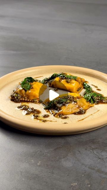 James Sharman on Instagram: "Lamb & Polenta Ravioli 

We have three dishes left from the @fermipasta series; they’re all slightly more complex, so figured I’d elaborate here.

Ravioli with two fillings:

- Lamb shoulder, roasted until golden brown, then braised in balsamic vinegar for 4-5 hours until soft. Tear apart while still hot and shave lots of Parmesan into the mix. (This half is rich and acidic.)

- Polenta, cooked in chicken stock with a little cream, rosemary, and bay leaf, whisked aggressively for 12-14 minutes. (This half is sweet and loaded with herbs.)

The pasta is the same dough as usual, freshly ground wheat and lots of egg yolks. Shaping the ravioli this way makes the contrast between both fillings really pop in ways that would be lost if you combined them.

To finish, th Lamb Polenta, Lamb Ravioli, Braised Lamb Shoulder, Braised Lamb, Lamb Shoulder, Egg Yolks, Bay Leaf, Egg Yolk, Freshly Ground