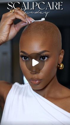 Bald Scalp Care, Black Bald Women, Alopecia Hairstyles Black Women, Bald Black Women, Bald Women Fashion, Alopecia Hair Growth, Alopecia Hairstyles, Shaved Hair Women, Bald Head Women