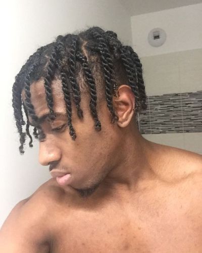 30 Two Strand Twist Men Hairstyles that Look Fresh | MenHairstylist.com Twist Men, Twist Hair Men, Two Strand Twist Hairstyles, Mens Twists Hairstyles, Timeless Hairstyles, Hair Twists Black, Boy Braids Hairstyles, Curly Hair Fade, Dreadlock Hairstyles For Men