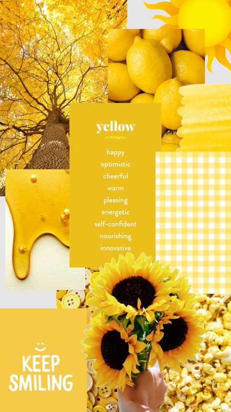 #yellow #sun #sunflowers #sunny #keepsmiling #lemons #honey #flowers #popcorn #buttons #tree #yellowaethsetic #yellowcollage Sunshine Mood Board, Sunny Summer Aesthetic, Yellow Mood Board, Psychology Color, Moodboard Yellow, Yellow Moodboard, Activewear Photoshoot, Sunshine Vibes, Coffee Shop Branding