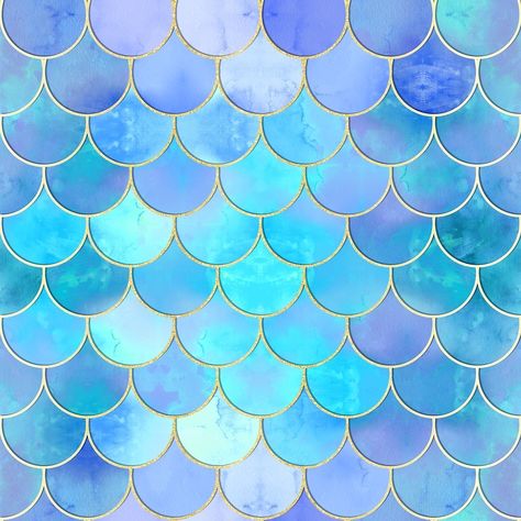 « Aqua Pearlescent & Gold Mermaid Scale Pattern » par tanyadraws Mermaid Squad, Aqua Mermaid, Pretty Mermaids, Mermaid Wallpapers, Gold Mermaid, Glass Coaster, Mermaid Pattern, Scale Pattern, Mermaid Theme