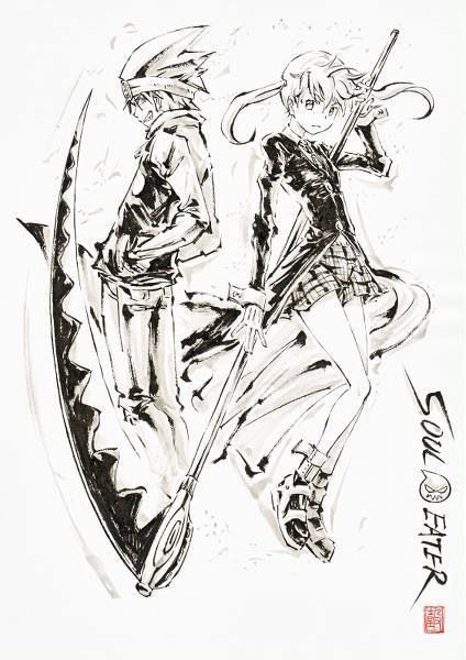 Epic Soul Eater art!! Soul Maka, Soul Eater Maka, Maka Albarn, Soul Eater Evans, Soul X Maka, Soul Eater Manga, Soul And Maka, Anime Soul, Anime Nerd