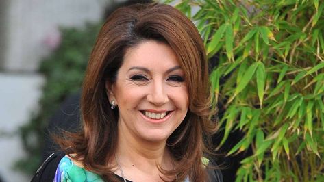 Loose Women star Jane McDonald shared on Twitter on Wednesday that she will be heading to Japan to film a new TV travel show, Japan with Jane McDonald Jane Mcdonald, Blue One Piece Swimsuit, Sequin Outfit, On Wednesday, Awards Ceremony, Exciting News, Celebrity News, Her Hair, Brown Hair