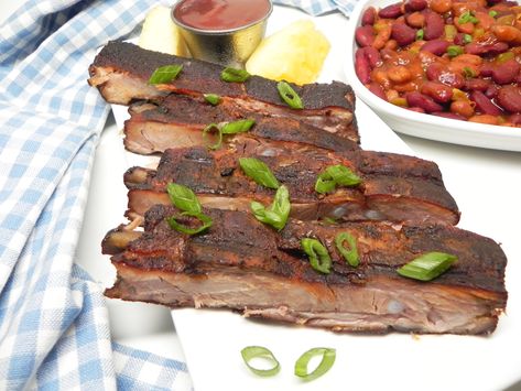 Botack's Fall-Off-the-Bone Pineapple Baked Rack of Ribs Chipotle Dry Rub Recipe, Dry Rub Ribs, Pineapple Baked, Best Ribs Recipe, Dry Rub For Ribs, Rack Of Ribs, Dry Rub Recipes, Baked Ribs, Rub Recipes