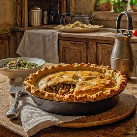 The Vegan French Tourtiere was the best part of our cooking class in France. We were all excited to learn about this classic French food and how to make it healthier without giving up any Tourtiere Recipe, Traditional French Recipes, Vegan French, French Recipes, Diced Carrots, French Restaurants, Cooking Class, Vegetarian Options, Cooking Instructions