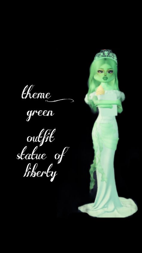 #dresstoimpress #dti #outfitidea #dresstoimpressideas #dresstoimpressoutfits #dresstoimpressvip #dresstoimpresstips #viral
#roblox #dtioutfits Green Statue, Statue Of Liberty, Dress To Impress, Statue, Green, Quick Saves