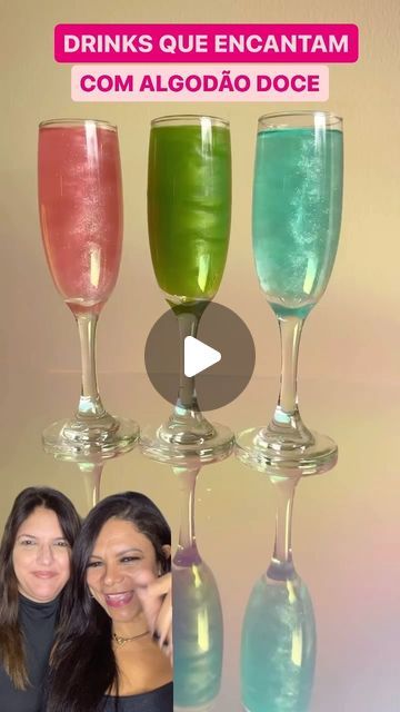 Márcia Aguiar e Deise Fernandes on Instagram: "Transforme seu drink em uma experiência mágica! 

Ao preparar bebidas gaseificadas, como água, champanhe ou refrigerantes de limão, adicione deliciosos puffs  de algodão doce com glitter comestíveis, conhecidos como “bomb glitter”, para um efeito cintilante e encantador. 

Além de realçar o visual, o brilho eleva a sensação de festa em cada gole. 

A dica é misturar suavemente para que as bolhas espalhem o brilho por toda a bebida. Perfeito para impressionar seus convidados! 🥂✨

O que você achou? Conta pra gente!

Aproveita e curte, compartilha e segue para mt mais! 😉😉

Créditos: @artofsucre 

#drinks #algodaodoce #coquetel #festa #receitascriativas" Drinks, On Instagram