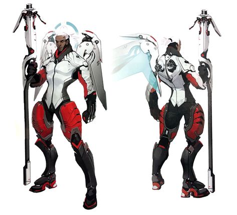 Mercy Early Concept from Overwatch Overwatch Concept Art, Overwatch Concept, Overwatch Oc, Overwatch Hero Concepts, Overwatch Skin Concepts, Concept Art Landscape, Hero Clothes, Mercy Overwatch, Art Album