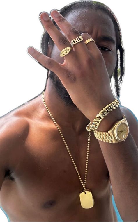 Christian Clothing Brand, Dope Jewelry Accessories, Rapper Jewelry, Fancy Watches, Dope Outfits For Guys, Gold Aesthetic, Jewelry Accessories Ideas, Dope Jewelry, Jewelry Picture