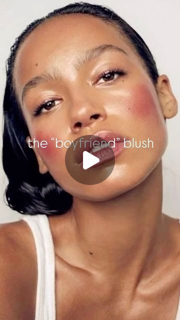 kelsey revelo | all things beauty & fashion on Instagram: "the “boyfriend” blush look 💌using the @elfcosmetics multi stick in luminous berry 🍓 #elfblush #elfcosmetics #boyfriendblush #springmakeuptrend #makeuptrend #blushplacement" Boyfriend Blush Placement, Heavy Blush Makeup Looks, Boyfriend Blush, Blush Placement, Elf Blush, Spring Makeup Trends, E.l.f. Cosmetics, The Boyfriend, Beauty Pageant