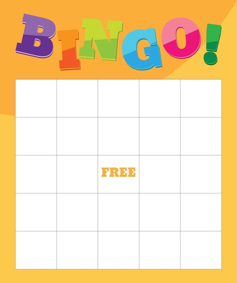 Blank Bingo Template Cute, Blank Bingo Cards Printable, Bingo Cards Printable Templates, Human Bingo, Bingo Books, Road Trip Bingo, Free Printable Bingo Cards, Blank Bingo Cards, Bingo Card Template