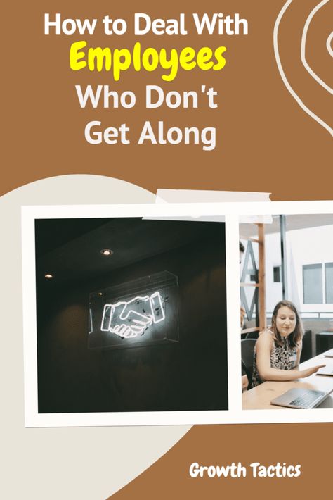 Learn how to deal with employees who don't get along. Despite your best efforts, employees not getting along can be managed with the right techniques. Effective Management, Conflict Resolution Skills, Employee Relations, Leadership Strategies, Leadership Abilities, Effective Communication Skills, Employee Handbook, Positive Work Environment, Conflict Management