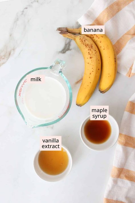 Pudding Ice Cream Recipe, Banana Ice Cream Healthy, Banana Pudding Ice Cream, Healthy Banana Recipes, Ninja Ice Cream Recipe, Banana Ice Cream Recipe, Protein Ice Cream Recipes, Heathy Snack, Recipes Using Bananas