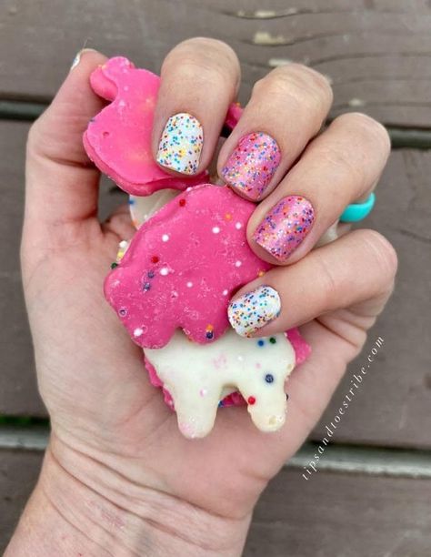 Color Street - Swiss and Tell, Strawberry Sunrise, Sugar High Strawberry Sunrise, Multicolored Nails, Cross Nails, Wine Nails, Nail Color Combos, Color Streaks, Black Nail Designs, I Said Yes, Color Street Nails