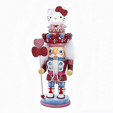 Kurt Adler 15 German Christmas Decorations, Christmas Stocking Hangers, Nutcracker Decor, Hello Kitty Accessories, Nutcracker Ornaments, Stocking Hanger, Hello Kitty Backgrounds, Meowy Christmas, German Christmas