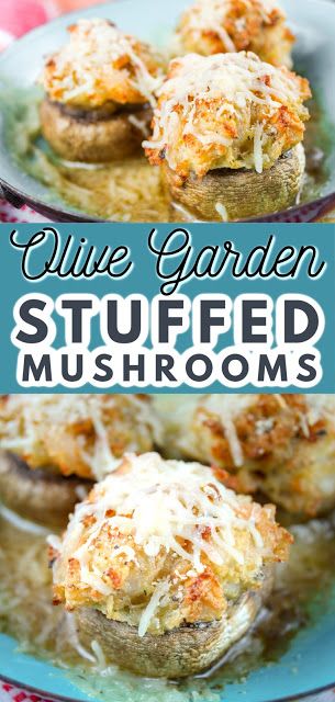 Olive Garden Stuffed Mushrooms, Stuff Mushrooms, Seafood Stuffed Mushrooms, Easy Stuffed Mushroom Recipe, Shrimp Stuffed Mushrooms, Keto Mushrooms, Mushroom Guide, Mushroom Side Dishes, Stuffed Mushrooms Easy