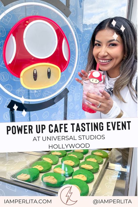 Indulge your senses at Power Up Cafe, where the enchanting world of Super Mario comes to life! Celebrate at Universal Studios Hollywood with an array of treats, from mouth-watering Mushroom Calzones to whimsical Super Star Popcorn. This culinary adventure promises a taste of Super Mario-themed delights that will elevate your theme park experience. Join us in savoring the joy and excitement of this one-of-a-kind anniversary celebration! #PowerUpCafe #SuperMarioWorld #UniversalStudios Mario Treats, White Cheese Sauce, Nintendo World, Super Mario World, Universal Studios Hollywood, Fire Flower, First Anniversary, Super Star, Super Nintendo