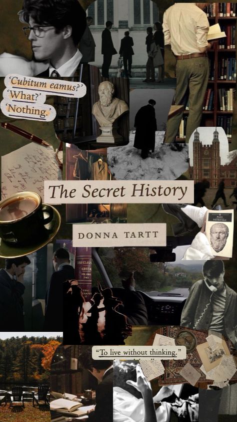 the secret history by donna tartt The Secret History Aesthetic, Henry Winter, History Wallpaper, College Student Hacks, Chaotic Academia, Student Hacks, Donna Tartt, Moodboard Aesthetic, The Secret History