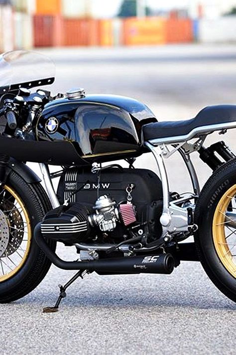 Bmw R100 Cafe Racer, Bmw Bike, Bmw Motorbikes, Bmw R80, Moto Scrambler, Bmw R100, Bike Bmw, Custom Bmw, Cafe Racing