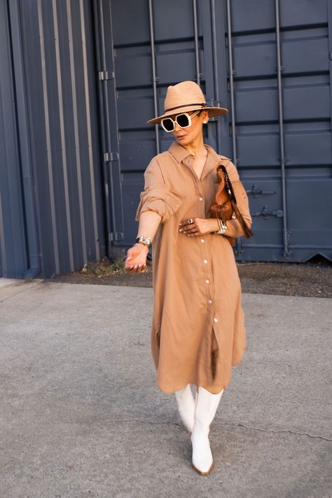 Roz Kaur, Real Outfits, Fedora Fashion, Maxi Sundress, Grown Women, Ageless Style, Spring Fits, And Just Like That, Fashion Board