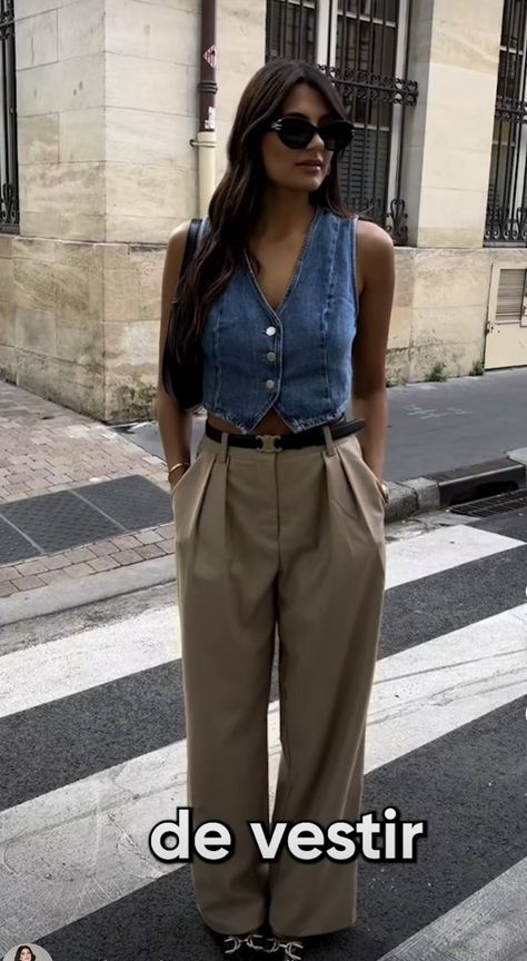 Aritzia Employee Outfit, Study Outfit Summer, New York Outfits Summer Street Fashion, Photographer Outfits, York Outfits, Vest Outfits For Women, Outfits Primavera, 2024 Inspiration, Europe Outfits