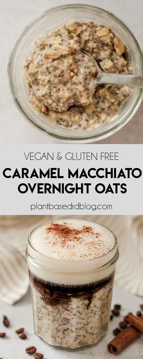 Vanilla Coffee Overnight Oats, Grab And Go Meals, Overnight Oats Vegan, Overnight Oat Recipes, Overnight Oats Recipe Easy, Best Overnight Oats Recipe, Night Oats, Oats Overnight, Overnight Oatmeal Recipes