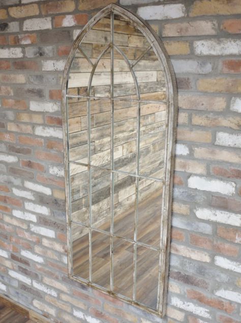 Garden Mirrors Window Mirror Gothic Mirrors garden decor | Etsy Wishing Well Garden, Rustic Arch, Arched Window Mirror, Gothic Mirror, Garden Mirror, Shabby Chic Mirror, Chic Mirror, Garden Mirrors, French Mirror