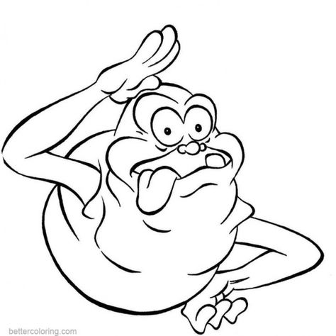 Stay Puft Marshmallow Man from Ghostbusters Coloring Pages - Free Printable Coloring Pages Ghostbusters Coloring, Ghostbuster Birthday, Ghostbuster Party, Wood Burning Patterns Stencil, Free Coloring Pages For Kids, Easy Disney Drawings, Ghost Busters, Easy Coloring Pages, Cartoon Coloring Pages