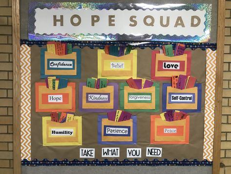 Hopes And Dreams Bulletin Board, Hope Squad, Christian Bulletin Boards, Church Bulletin Boards, Take What You Need, School Displays, Church Bulletin, Bulletin Board Sets, Counseling Activities