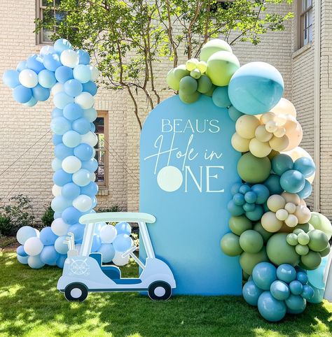 🏌️‍♂️Our ‘Hole-in-One’ balloon set-up brings a unique, and luxurious touch to this golf-themed event. Each custom vinyl detail is meticulously designed to make your celebration extra special and truly one-of-a-kind. ⛳✨ One Balloon, One Photo, Hole In One, Set Up, Custom Vinyl, Photo Backdrop, First Photo, Dallas, Balloons