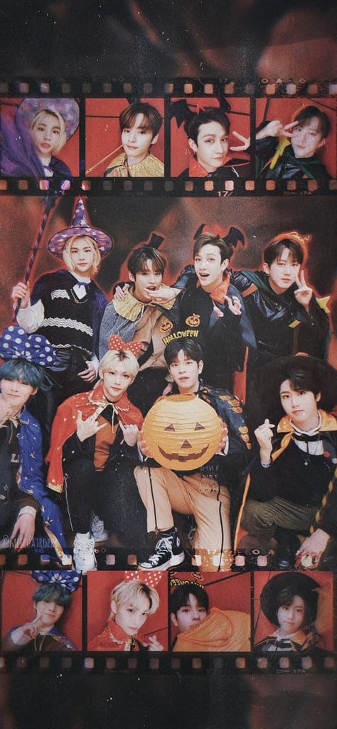 Felix Halloween Wallpaper, Txt Halloween Wallpaper, Straykids Halloween Wallpaper, Halloween Stray Kids Wallpaper, Stray Kids Halloween Wallpaper, Skz Halloween Wallpaper, Kpop Halloween Wallpaper, Stray Kids Halloween, Stray Kids Lockscreen