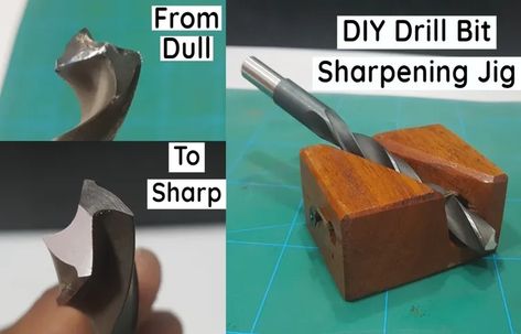 Are you tired of using dull drill bits and getting mediocre results? Do you wish there was a way to easily sharpen them without spending a fortune on ... Check more at https://toolsadvisers.com/how-to-sharpen-drill-bits-bench-grinder/ Chisel Sharpening Jig, Drill Bit Sharpening, Chisel Sharpening, Metal Lathe Projects, Drill Bit Sharpeners, Drill Press Table, Essential Woodworking Tools, Tool Room, Tool Storage Diy