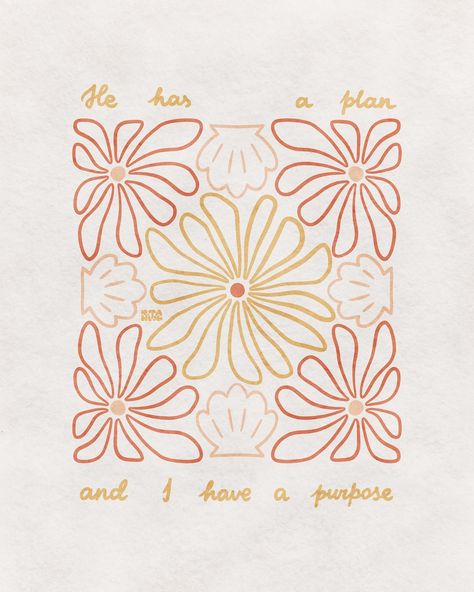 He has a plan and I have a purpose 🌼 #christianart #christianity #christianquotes #christianartist #christianartwork #christianblog #surfdesign #surfillustration #flowerdesign #lineartdesign #lineartflowers Surf Illustration, Coastal Girl, Wallpaper Christian, Illustration Beach, Line Art Flowers, Quotes Christian, Minimalist Illustration, Beach Illustration, Christian Artwork