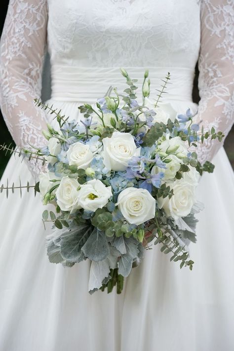 Newest Free Bridal Bouquets round Popular One of the most significant bridal gown gadgets, the bridal arrangement, is ready according to the styles conn... #Bouquets #Bridal #Free Blue Wedding Flower Arrangements, Hydrangea Bridal Bouquet, Blue Flowers Bouquet, Bridal Bouquet Blue, Blue Wedding Bouquet, Wedding Bouquets Bride, Light Blue Wedding, Hydrangeas Wedding, White Bridal Bouquet