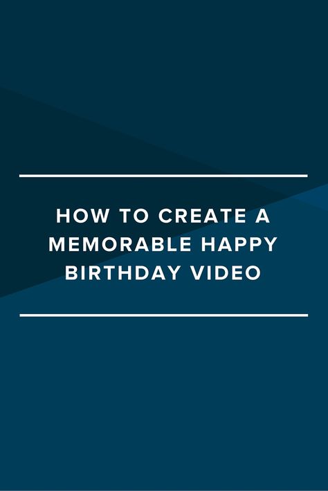 How to create a memorable happy birthday video - You can make a video in five minutes that will leave your friend feeling all warm and fuzzy inside! Birthday Clip Video, Birthday Slideshow, Happy 65 Birthday, Happy Birthday Clip, Birthday Clip, Happy 70 Birthday, Birthday Clips, Birthday Poems, Video Script